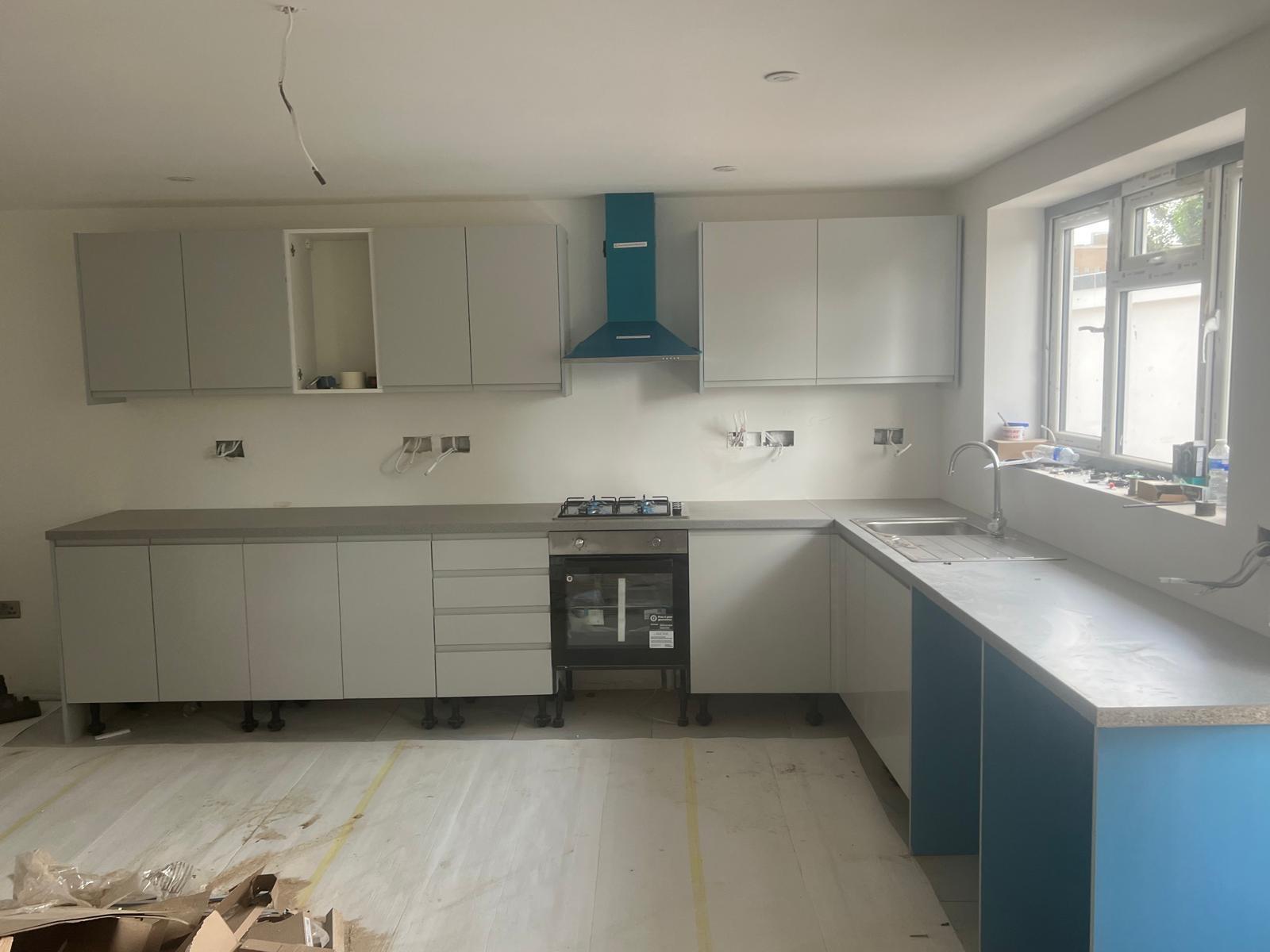 Gloss kitchen renovation — before renovation