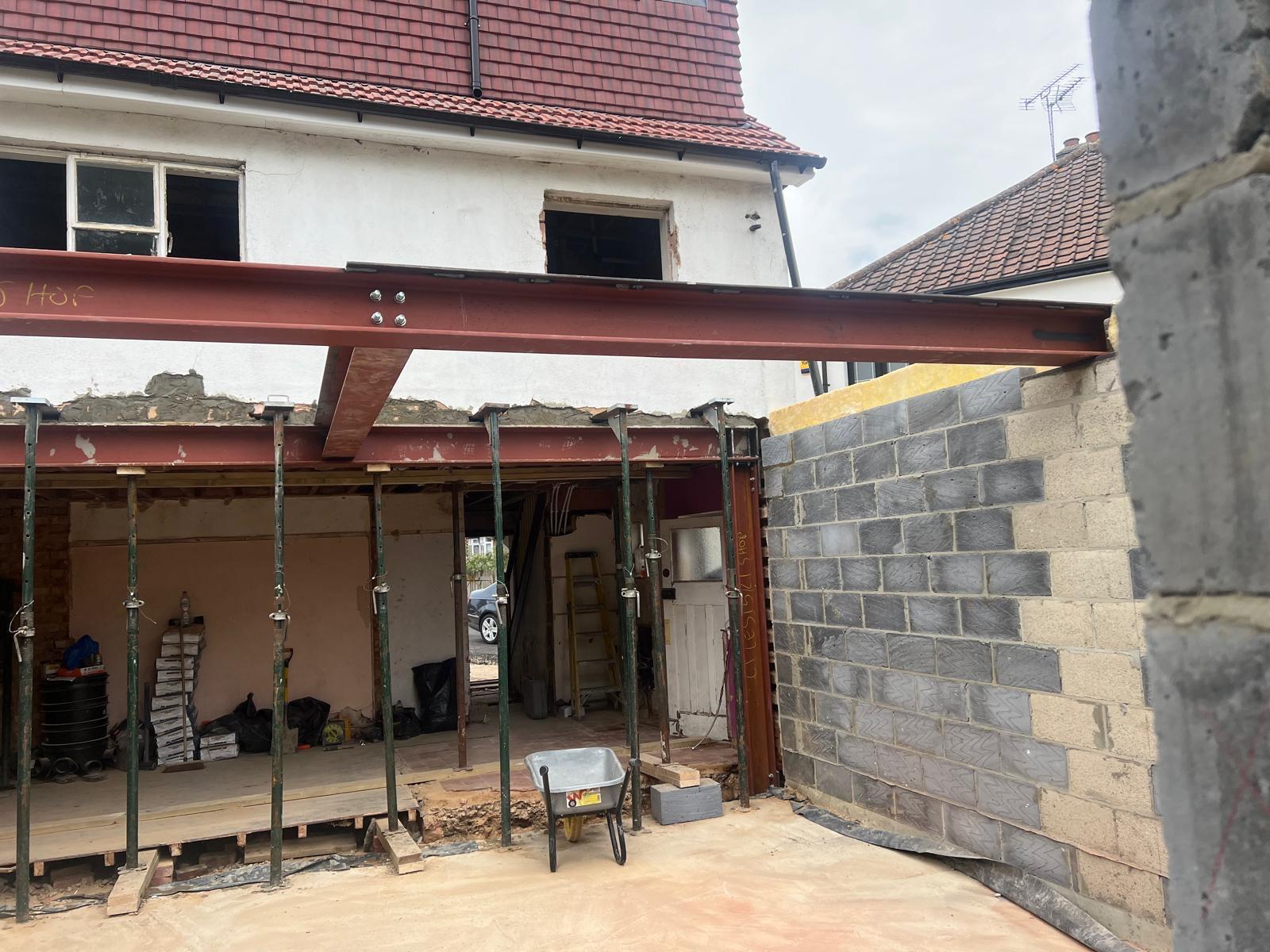 Rear Extension with Steel Frame