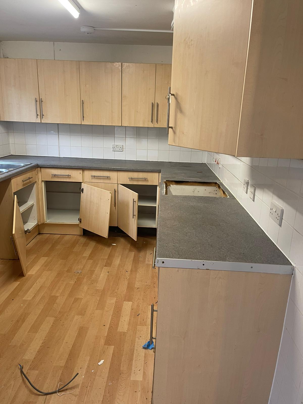 Kitchen renovation — before renovation